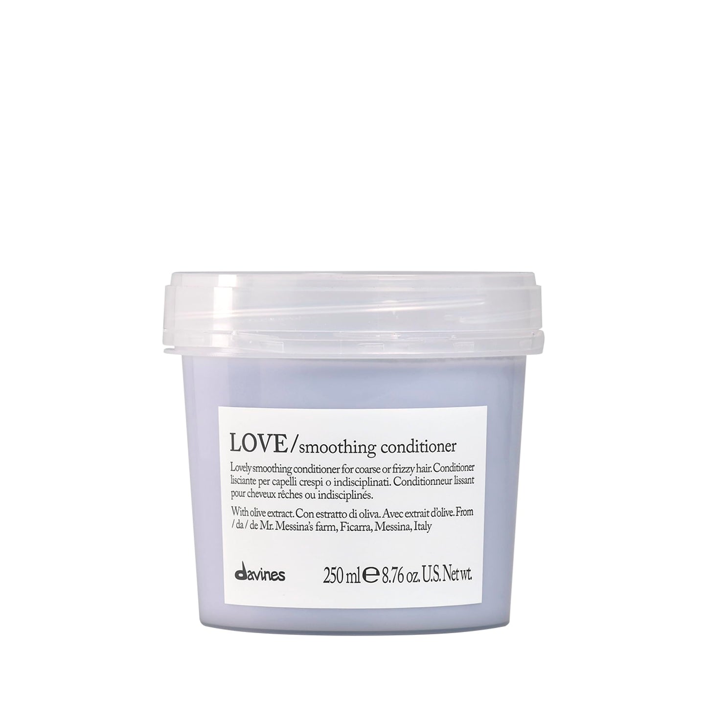 Davines LOVE Smoothing Conditioner, Taming Anti-Frizz Hydrating Action for Wavy, Unruly, Coarse Hair - Gives Controlled, Combable, Shiny, Sleek Beauty and Personal Care Davines