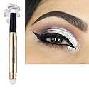 Metiplou White Eyeshadow Stick eyeliner pencil Eye Makeup Cream Shimmer Smooth Glitter Dark Light Matte Single Crayon Primer Palette Hypoallergenic Beauty & Personal Care Metiplou