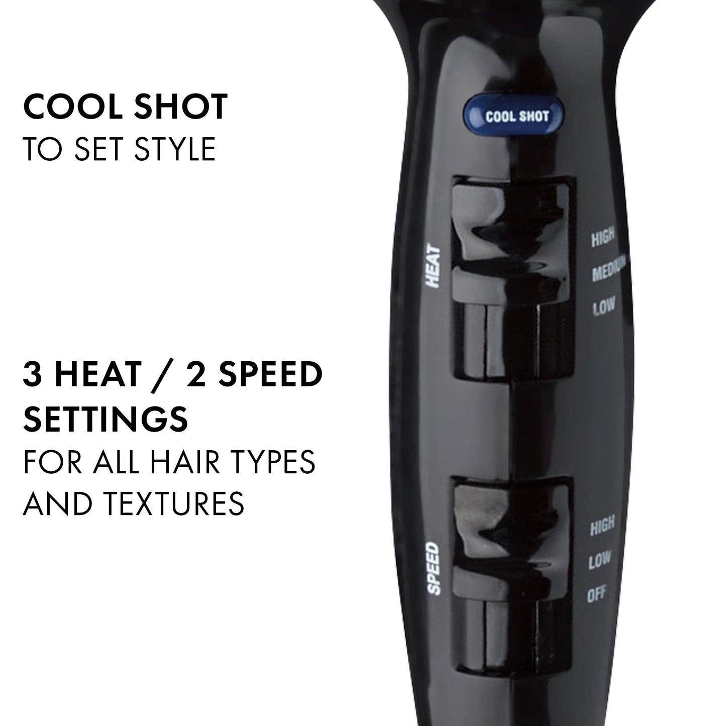 HOT TOOLS Professional 2100 Ionic Anti-Static Hair Dryer Beauty & Personal Care HOT TOOLS