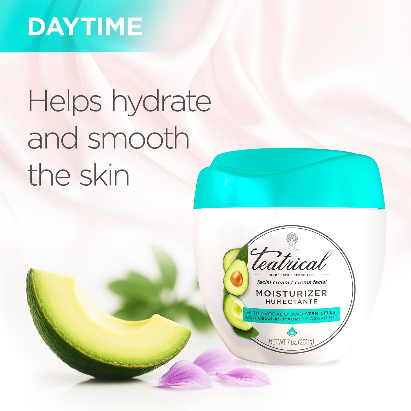 TEATRICAL Day & Night Skincare Set, Face Moisturizer for Day with Avocado & Anti-Wrinkle Cream for Night with Green Tea, Stem Cell Face Cream Beauty & Personal Care TEATRICAL