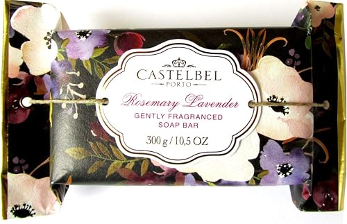 Castelbel Porto"Rosemary & Lavender" Gently Fragranced Soap Bar 10.5 Ounce. Beauty & Personal Care Castelbel Porto