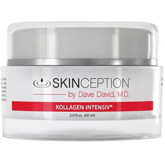 Skinception Kollagen Intensiv Anti-Aging Wrinkle Cream - Reduces Fine Lines & Crow’s Feet, Evens Skin, Boosts Collagen for Youthful Skin, 2 fl oz (60