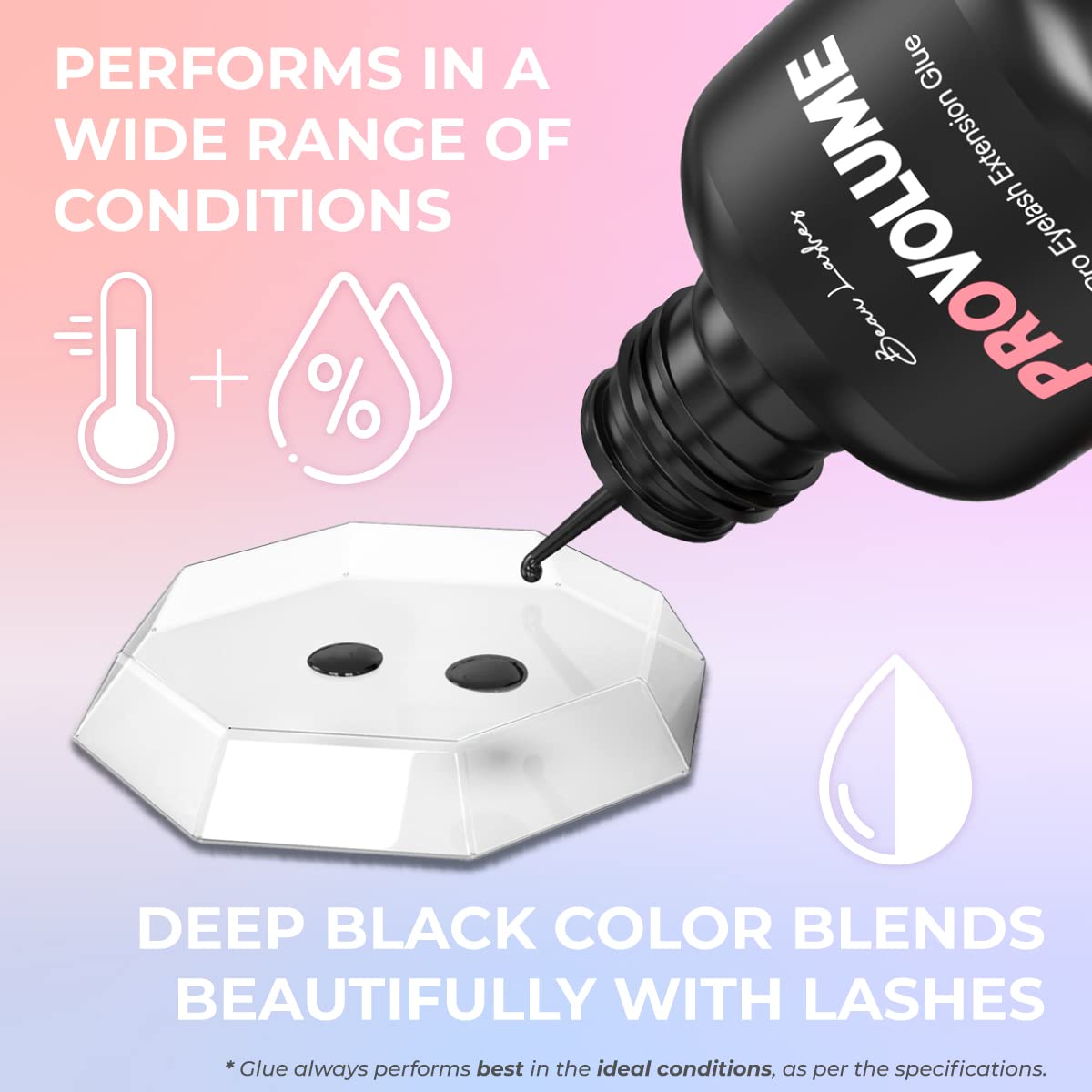 Super Strong Eyelash Extension Glue for Professionals | Strongest Black Lash Adhesive for Long Lasting Semi Permanent Individual Lash Extensions | Beauty & Personal Care BEAU LASHES