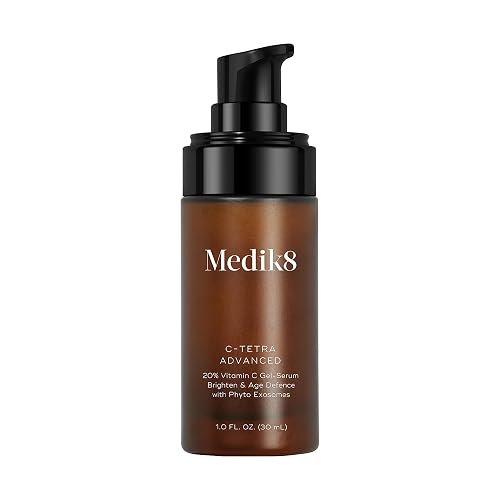 Medik8 C-Tetra Advanced Vitamin C Face Serum with Hyaluronic Acid | Lightweight Daily Facial Serum | Vegan 1.0 fl oz Beauty & Personal Care Medik8
