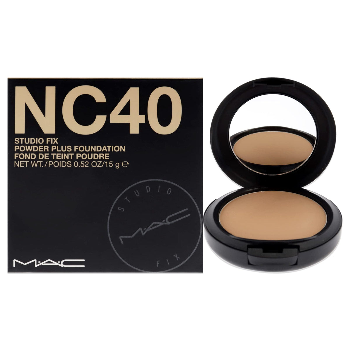 MAC Studio Fix Powder Plus Foundation for Women, NC40, 0.52 Ounce Beauty & Personal Care MAC
