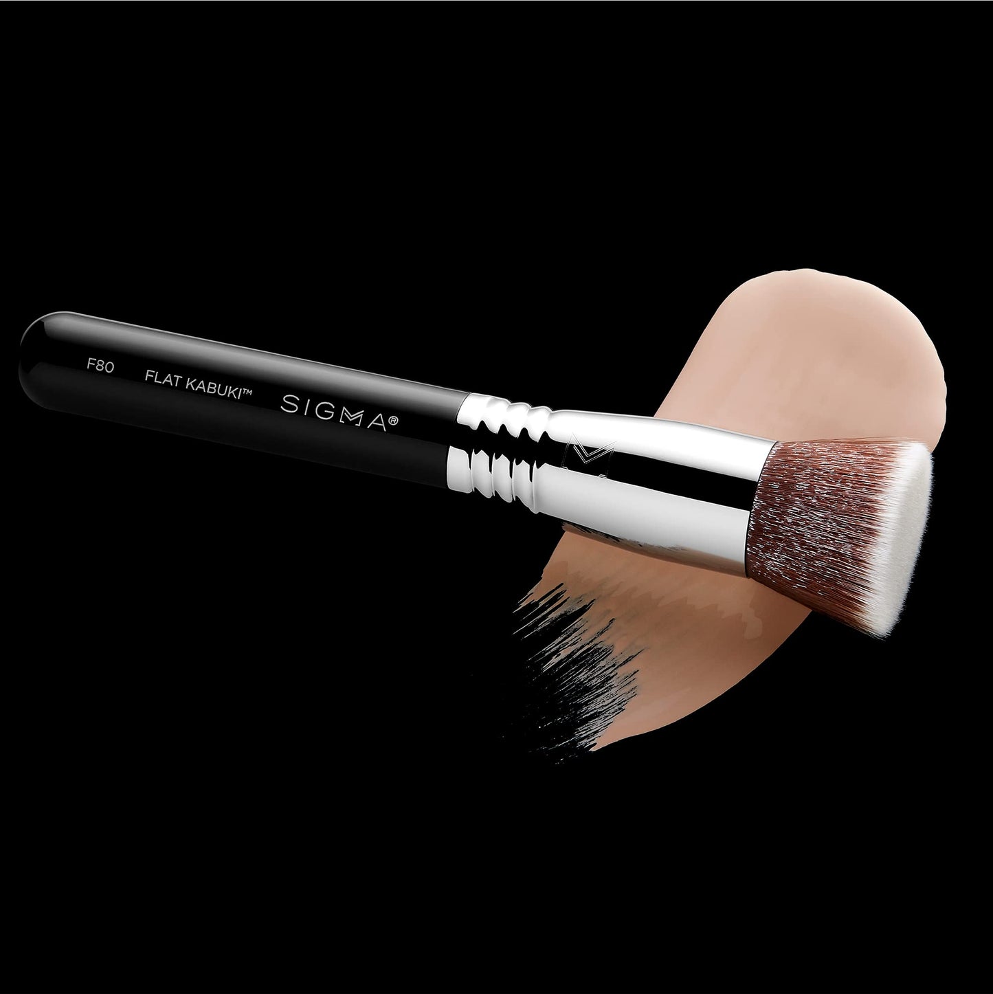Sigma Beauty F85 Airbrush Kabuki Brush (F80 Flat Kabuki Brush) Beauty & Personal Care Sigma Beauty