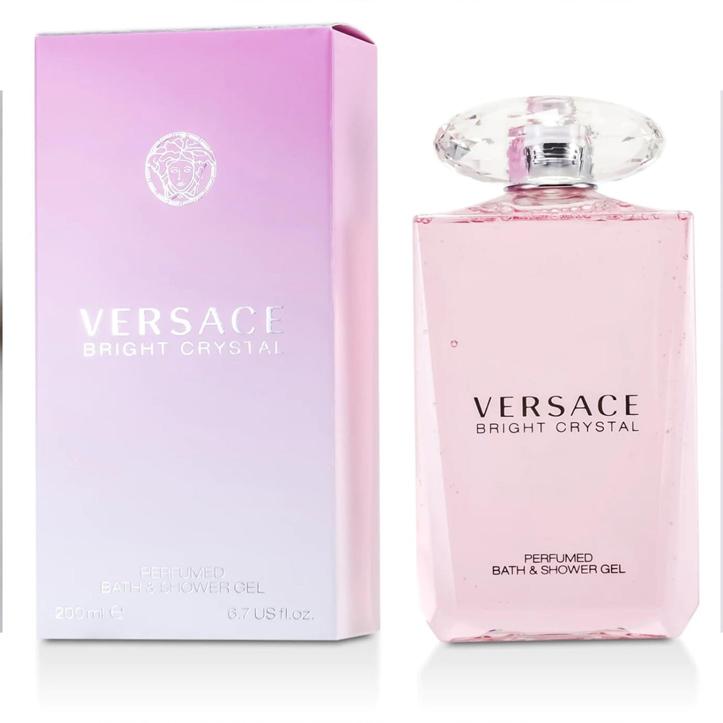 Versace Bright Crystal for Women Perfumed Bath & Shower Gel, 6.7 Ounce Beauty & Personal Care Versace
