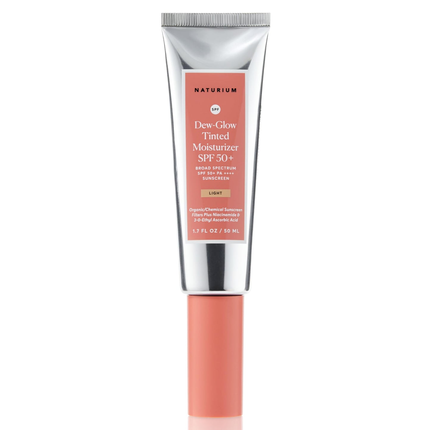 Naturium Dew-Glow Tinted Moisturizer SPF 50+ Light, Daily Moisturizing Sunscreen & Face Primer with Tint, Skin Protector with Dewy Finish, 1.7 oz Beauty & Personal Care Naturium