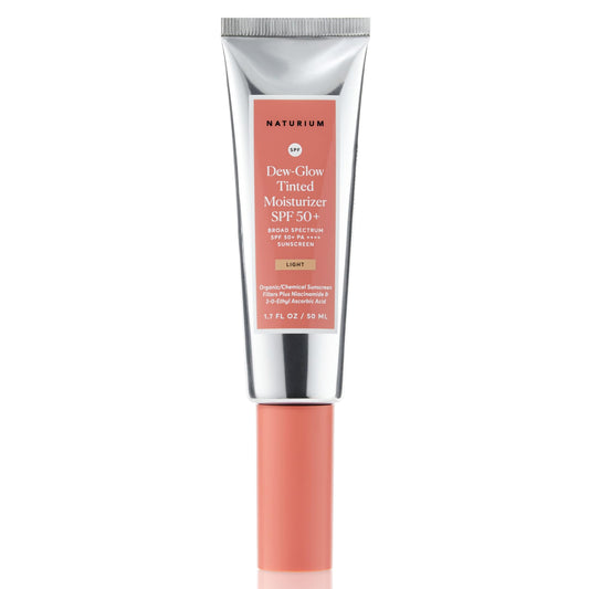 Naturium Dew-Glow Tinted Moisturizer SPF 50+ Light, Daily Moisturizing Sunscreen & Face Primer with Tint, Skin Protector with Dewy Finish, 1.7 oz Beauty & Personal Care Naturium