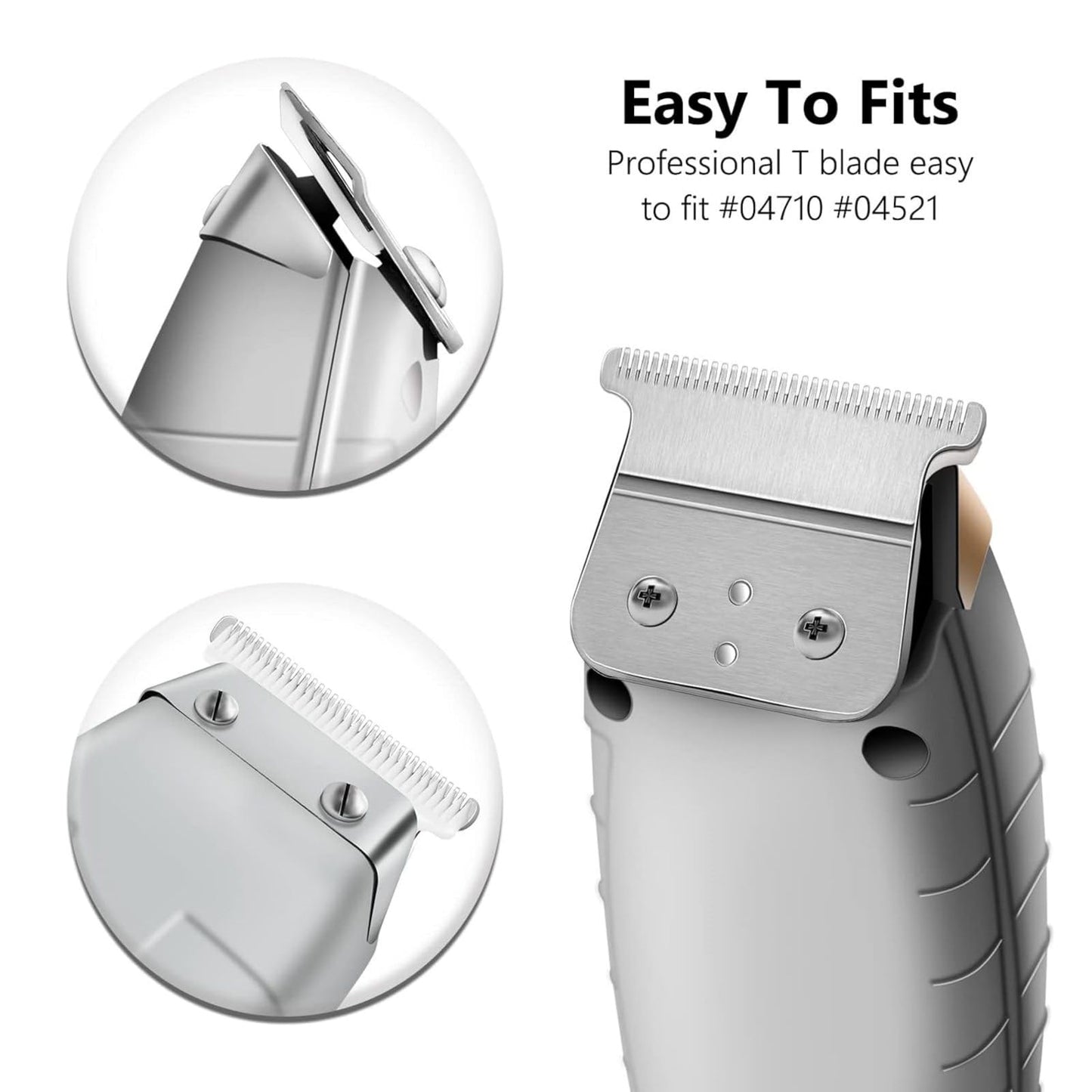 Metal Trimmer T Blade Kit for Andis T Outliner Clipper 04521, 04710 Accessory Beauty and Personal Care ZEZEFUFU