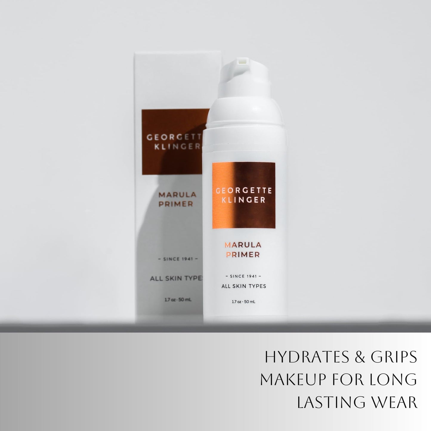 Marula Primer - Vitamin-Rich Hydrating & Gentle Moisturizer, Lightweight Instant Pore Minimizer, Long-Lasting Makeup Base, Smooth Application, Unclogs Beauty & Personal Care Georgette Klinger