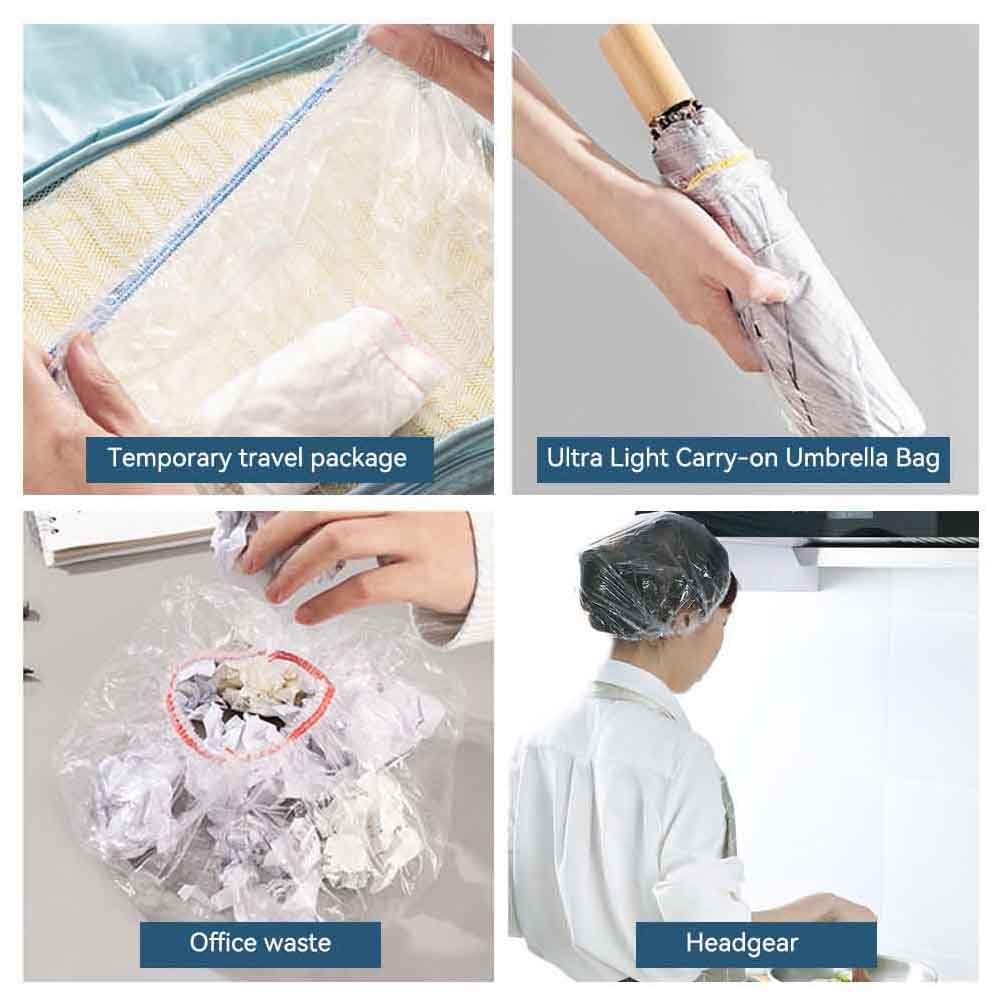 50Pcs Thick Disposable Shower Caps Individually Wrapped for Hair Salon Beauty and Personal Care KkttpGingmen