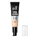 e.l.f. Camo CC Cream, SPF 30 Color-Correcting Medium-To-Full Coverage Face Foundation, Delivers An Airbrushed Finish, Vegan , Fair 100 W Beauty & Personal Care e.l.f.