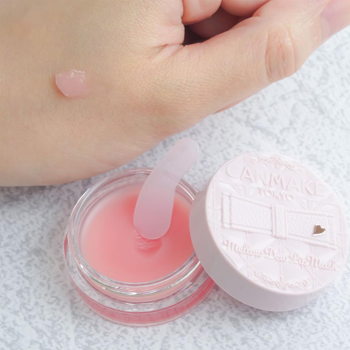 CANMAKE Mellow Dew Lip Mask, Lip Care, Lip Moisturizer 0.14 oz (4.0 g) 01 Clear Pink Beauty and Personal Care CANMAKE