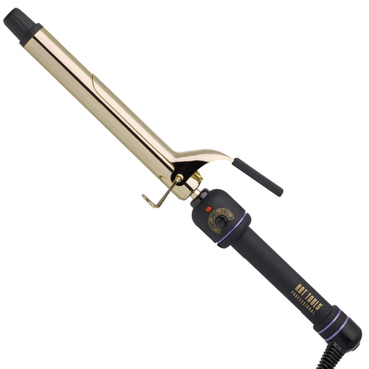 Hot Tools Pro Artist 24K Gold Extra Long Curling Iron | Long Lasting, Defined Curls (1 in) Beauty & Personal Care HOT TOOLS