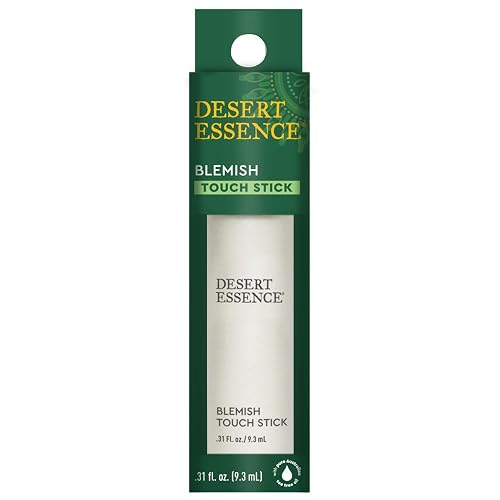 Desert Essence Herbal Blemish Touch Stick with Natural Extracts & Essential Oils - .31 Fl Ounce - Antiseptic Tea Tree Oil - Chamomile - Lavender Beauty & Personal Care Desert Essence