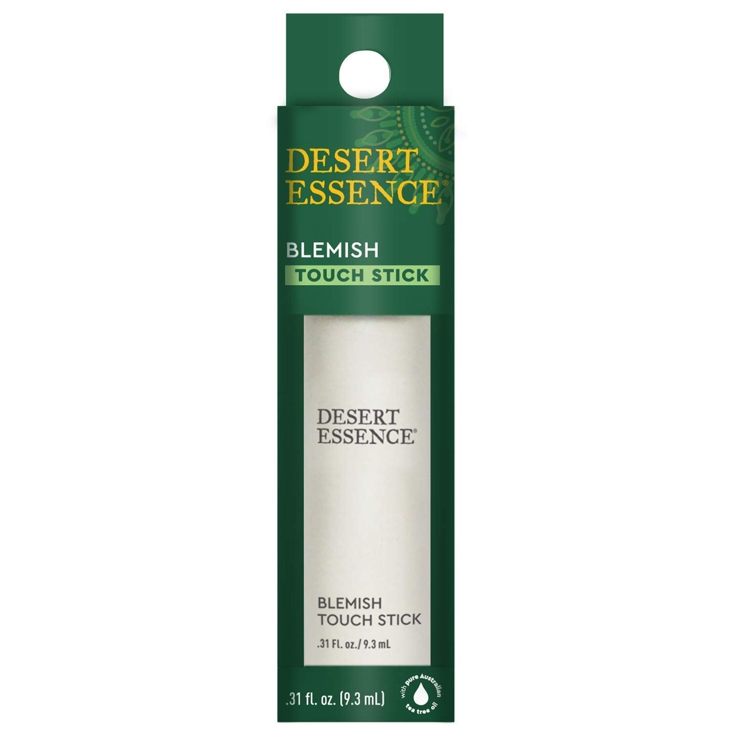 Desert Essence Herbal Blemish Touch Stick with Natural Extracts & Essential Oils - .31 Fl Ounce - Antiseptic Tea Tree Oil - Chamomile - Lavender Beauty & Personal Care Desert Essence