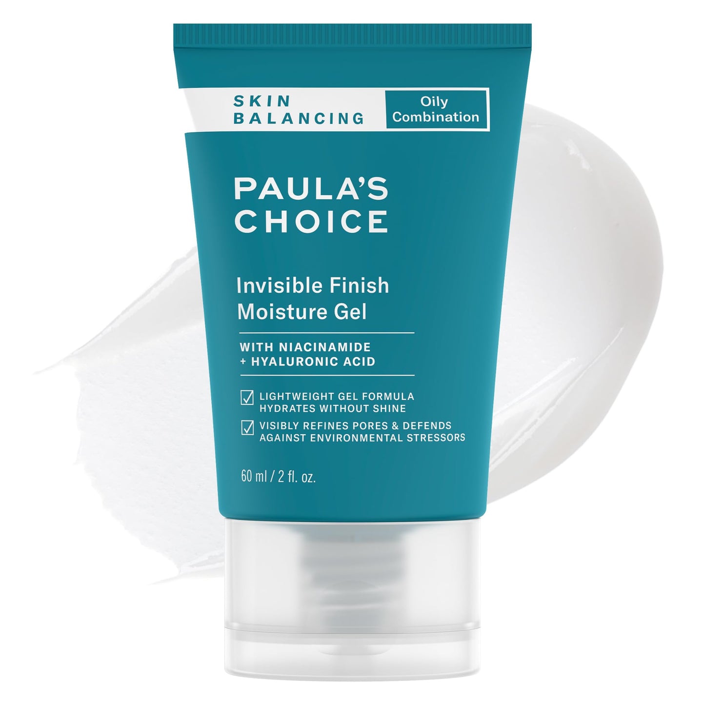 Paula's Choice SKIN BALANCING Invisible Finish Gel Face Moisturizer with Niacinamide & Hyaluronic Acid, Lightweight Face Gel Cream for Large Pores Beauty & Personal Care Paula's Choice
