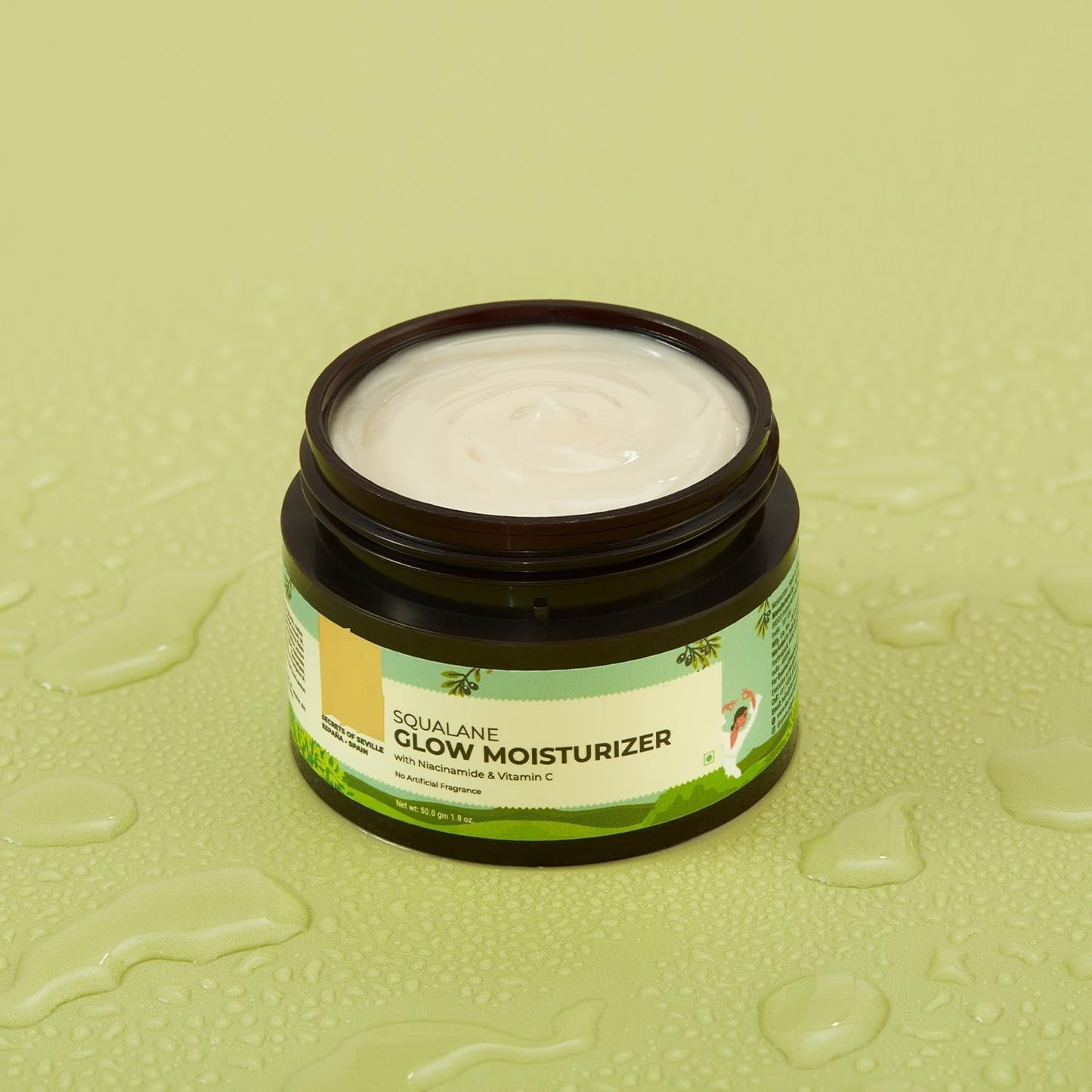 SENTA Squalane (Plant) Glow Moisturizer for face with Niacinamide & Vitamin C | Moisturizer for dry skin hydration | Face moisturizer with vitamin c Beauty & Personal Care SENTA
