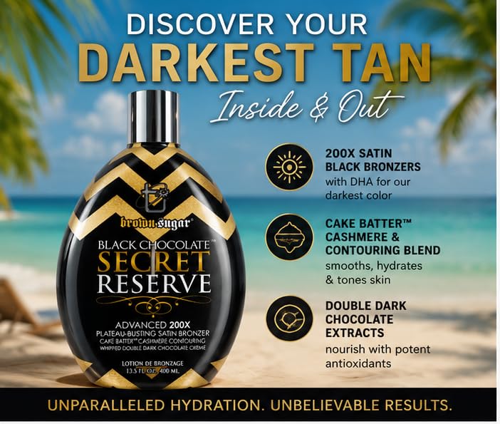 Brown Sugar Black Chocolate Secret Bronzer, 13.5oz