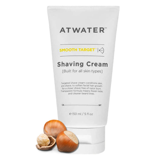 ATWATER Smooth Target Shaving Cream, Men's Pre-Shave and Shave Cream in One, Translucent Formula with Rosa Gallica Extract, Nick-Free Protection… Beauty & Personal Care ATWATER