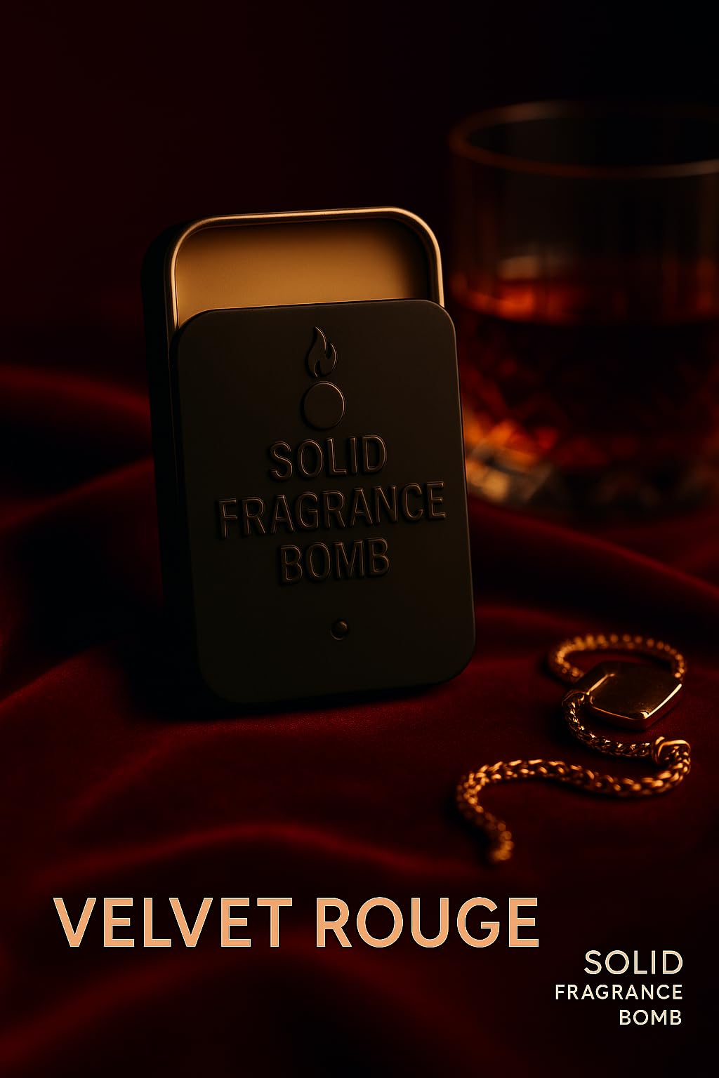 Solid Fragrance Bomb - Premium All-Natural Solid Cologne for Men & Women | Long-Lasting, TSA-Safe, Alcohol-Free, Halal, Handmade Travel Fragrance Balm Beauty & Personal Care Solid Fragrance Bomb
