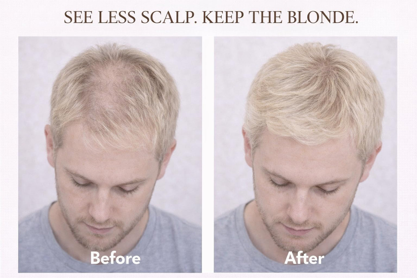 diCESARE NEW Blonde Hair Building Fiber - Fuller, Thicker Looking - Natural Coverage for Fine & Thinning Blonde Hair NOW IN 2 SIZES Beauty & Personal Care DICESARE