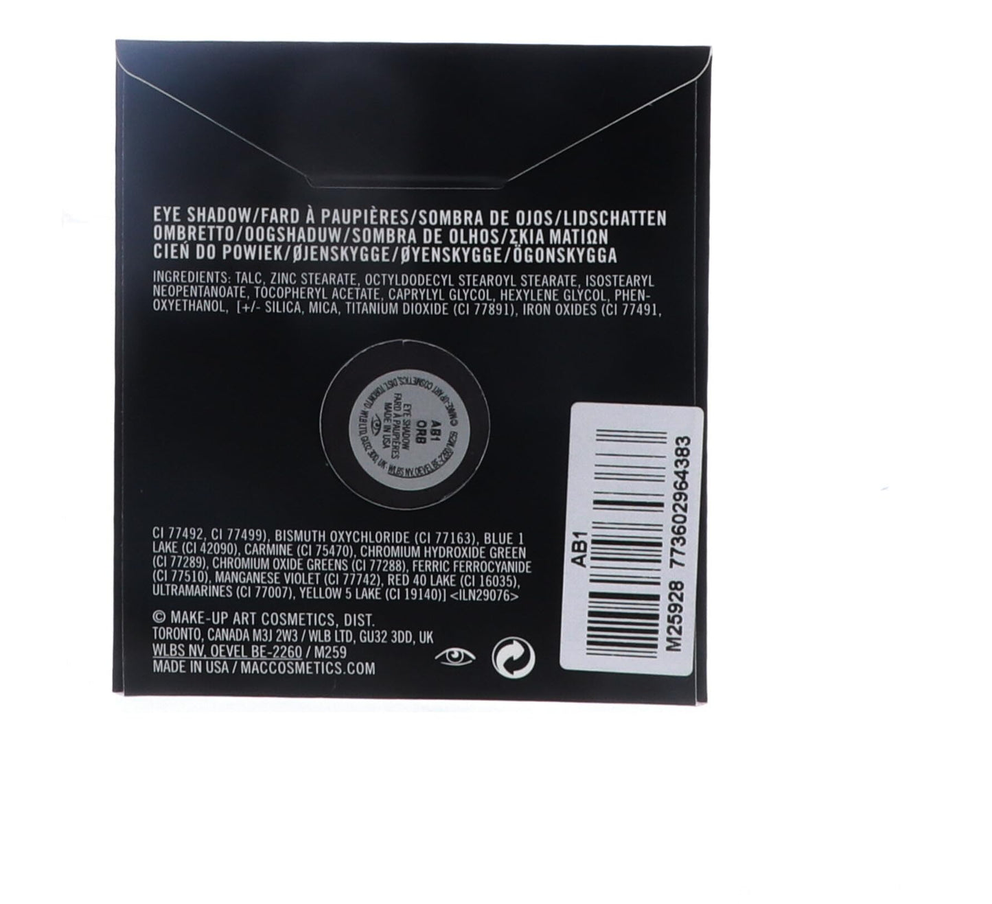 Mac Eyeshadow Pro Palette Refill-orb, Blendable Powder, Unisex Beauty & Personal Care BEAUTY MADE EASY