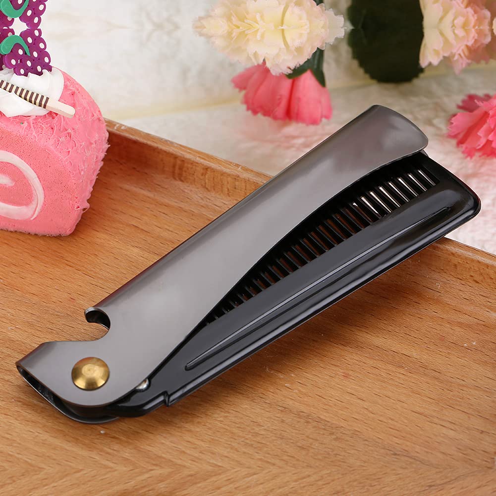 Pocket Stainless Steel Beard Comb Moustache Comb with Smooth Round Teeth for Men Grooming Beard Maintenance Tool (Peines para Barba y Bigote) Beauty and Personal Care EIMSOAH