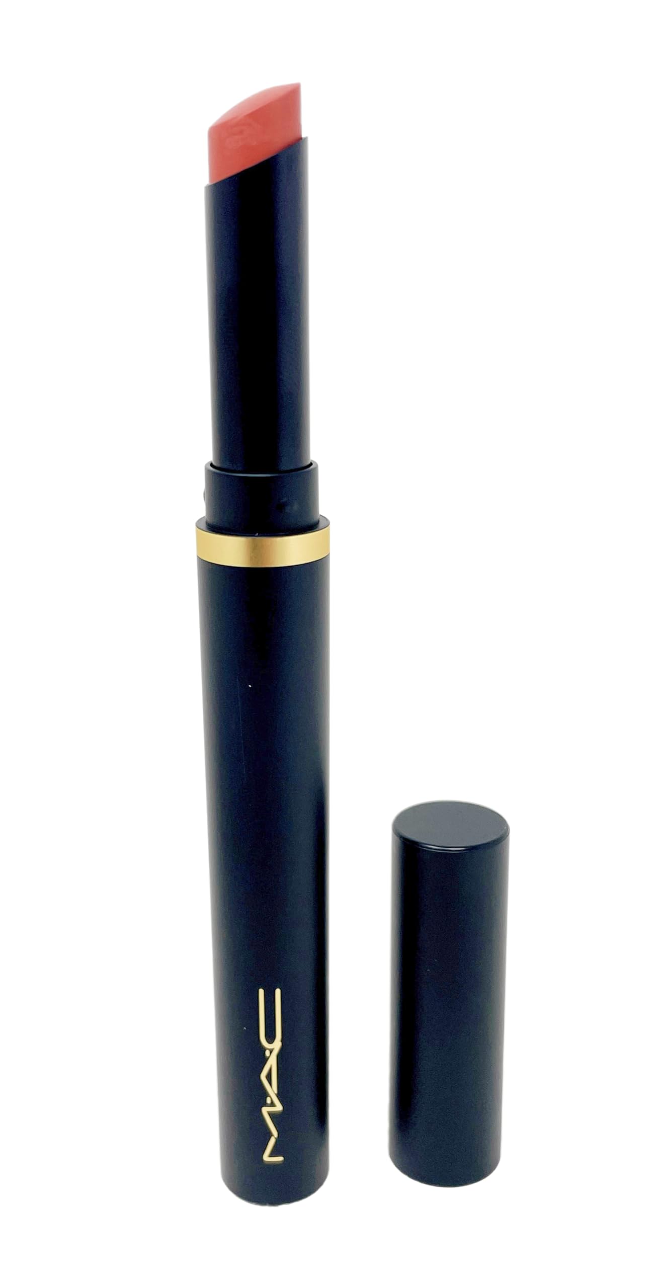 MAC Cosmetics Powder Kiss Velvet Blur Slim Stick - 894 Gingerella (Light orange coral) .07 Oz/2g Beauty & Personal Care MAC