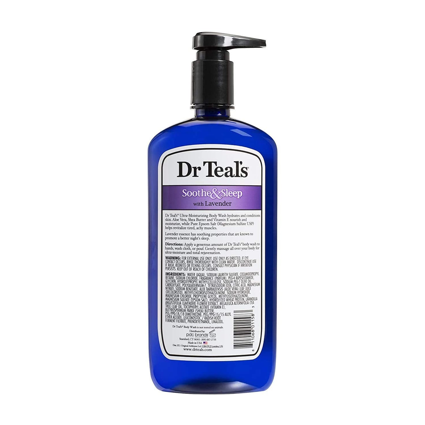 Dr Teal's Epsom Salt Body Wash 4-Pack (96 Fl Oz Total) Soothe & Sleep with Lavender Beauty & Personal Care Dr Teal's