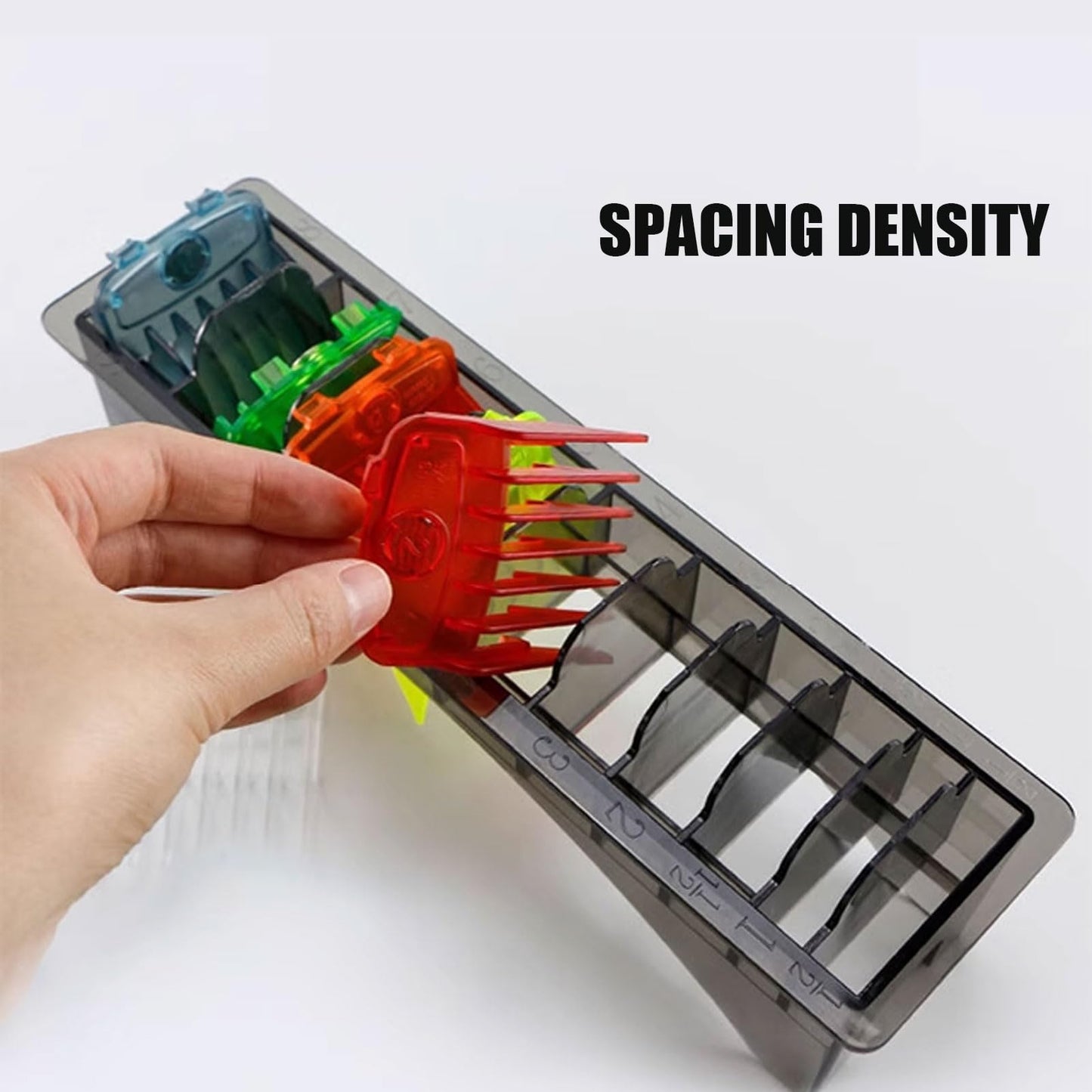 10 Slot Clipper Comb Holder, Plastic Storage Case Organizer for Electric Clippers,Black for Barbershop Salon Professionals" Beauty and Personal Care Brrnoo
