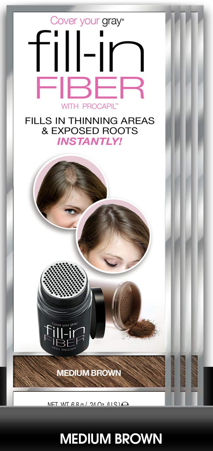 Cover Your Gray Pro Fill-In Fibers with Procapil - Medium Brown Beauty & Personal Care Cover Your Gray
