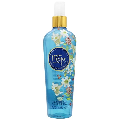 Maja Body Splash Turquoise Water 240mL /8.1 Oz. Freshness and Sensuality. Beauty & Personal Care Maja