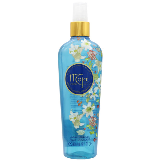 Maja Body Splash Turquoise Water 240mL /8.1 Oz. Freshness and Sensuality. Beauty & Personal Care Maja