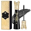 4D Silk Fiber Lash Mascara Waterproof, Liquid Lash Extension Crown Mascara Black Volume and Length, Long Lasting, Thickening & Lengthening, All Day Beauty & Personal Care KlsyChry