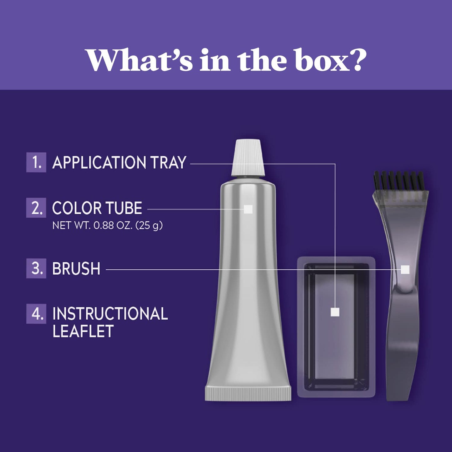 Just For Men Touch of Gray Mustache & Beard, Beard Coloring for Gray Hair with Brush Included for Easy Application, Light & Medium Brown B-25/35, Pack Beauty & Personal Care Just for Men