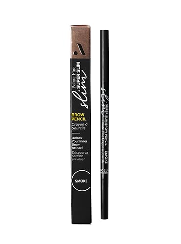 Absolute New York Super Slim Brow Pencil, Fine Point, Dual Ended, Fade Resistant and Long Lasting (Smoke) Beauty & Personal Care Absolute New York