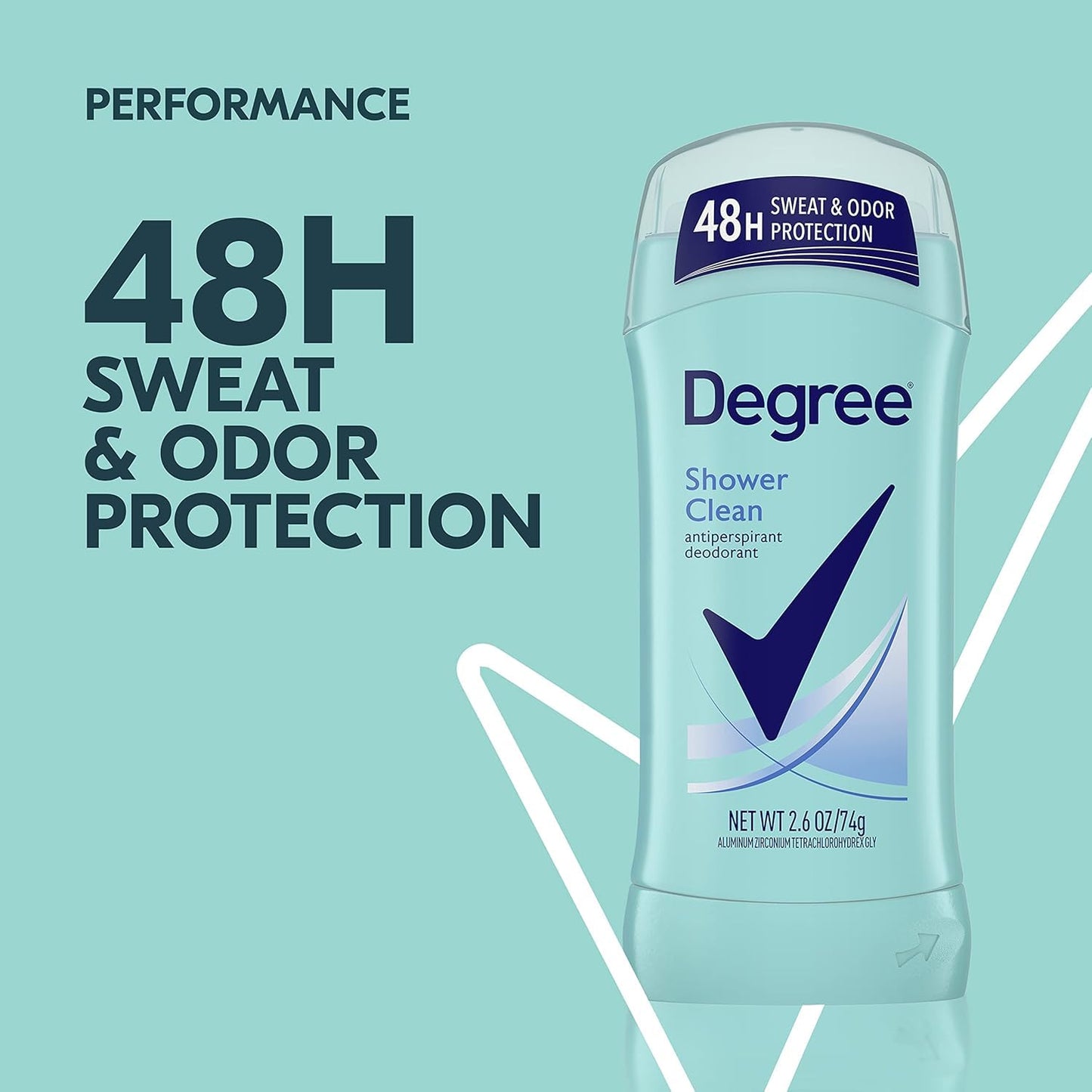 Degree Deod Inv Sld Shwer Size 2.6z Degree Women'S Shower Clean Body Responsive Invisible Anti-Perspirant & Deo Beauty and Personal Care Degree