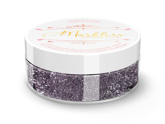 MARBLERS Chunky Natural Mica Powder [Ash Lilac Pearl] 0.11oz (3g) | Highly Pigmented | Non-Toxic, Vegan, Cruelty-Free | Eyeshadow, Body Butter, Nail Beauty & Personal Care MARBLERS