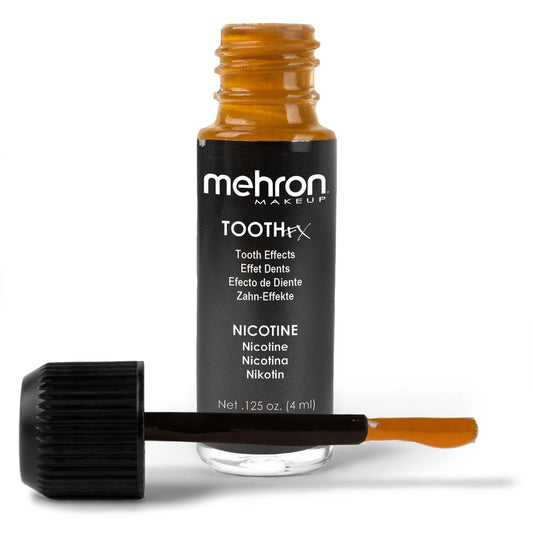 Mehron Makeup Tooth FX - NICOTINE, Temporary Special FX Tooth Paint