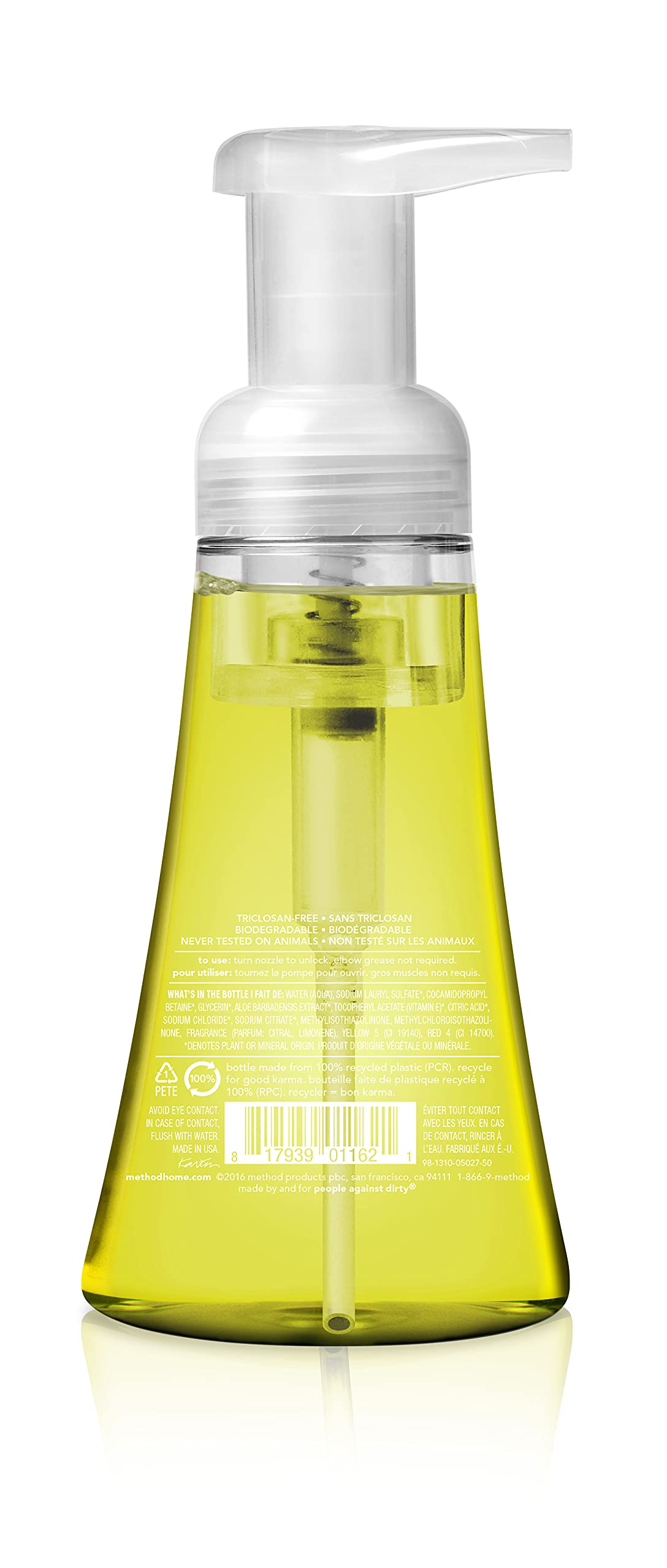 Method Foaming Hand Wash 10 Oz Lemon Beauty & Personal Care Method