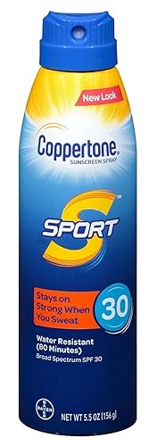 Coppertone SPF#30 Sport 4-In-1 Performance Spray 5.5 Ounce (Pack of 2) Beauty & Personal Care Coppertone
