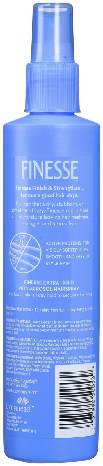 Finesse Finish + Strengthen Extra Hold Non-Aerosol Hair Spray, 8.5 oz Beauty & Personal Care FINESSE