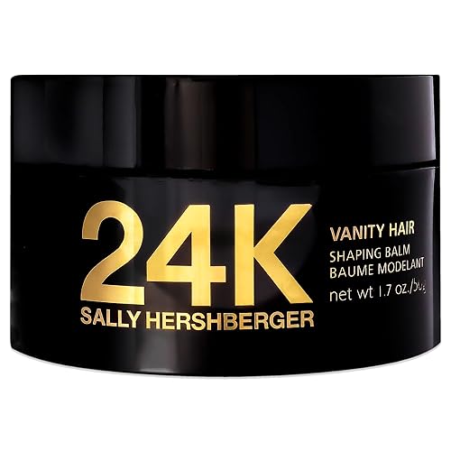 SALLY HERSHBERGER 24K Vanity Hair Shaping Balm - Smoothing, Buildup-Free Texturizing Balm For Sleek Shine - Infused With Soy Protein For A Soft Beauty & Personal Care SALLY HERSHBERGER