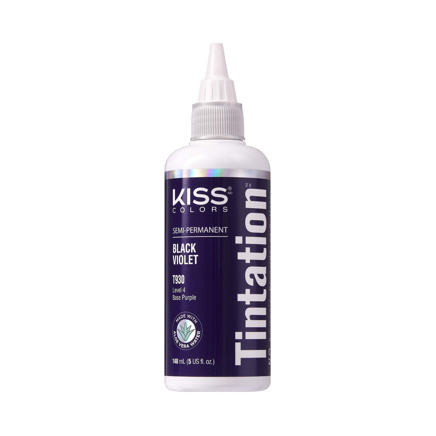 Red by Kiss Tintation Semi-Permanent Hair Color, Aloe Vera Water Based, Argan Oil, Olive Oil, Collagen & Keratin, Long-Lasting Color Dye (Black Beauty & Personal Care Red By Kiss