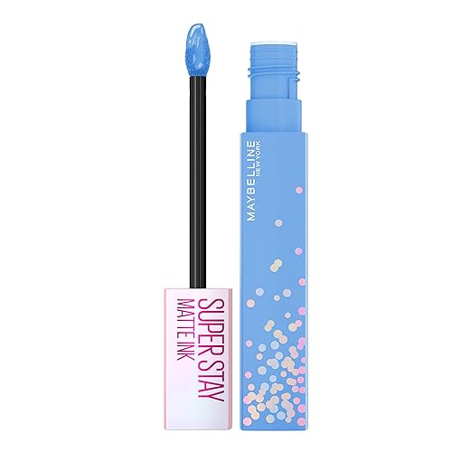 MAYBELLINE New York Super Stay Matte Ink Liquid Lipstick, Transfer-Proof, Long-Lasting, Limited-Edition Birthday-Cake-Scented Shades, Birthday Babe Beauty & Personal Care MAYBELLINE