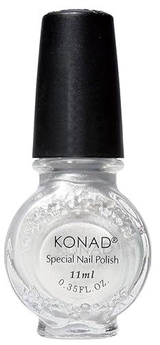 Konad Nail Art Stamping Polish - Silver Beauty & Personal Care KONAD