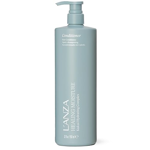 L’ANZA Healing Moisture Kukui Nut Conditioner, Renews Strength, Replenishes Moisture, for a Perfect Silky Look, Suitable for All Hair Types (33.8 Fl Beauty & Personal Care L’ANZA