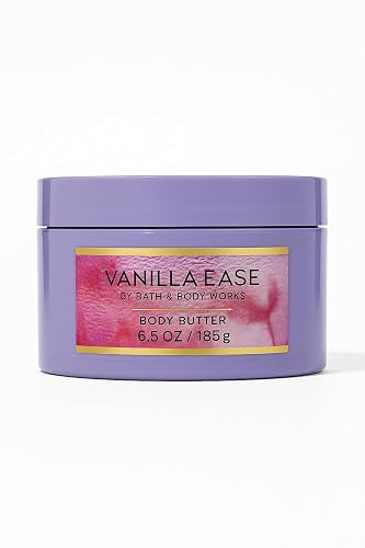 Bath & Body Works Vanilla Ease Body Butter 8 oz / 226 g with Lavender Blossoms Creamy Vanilla and Soft Cedarwood Beauty & Personal Care Bath & Body Works